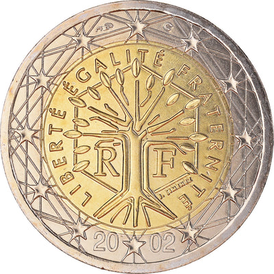 Francja, 
            
               2 Euro, 
            
               2002