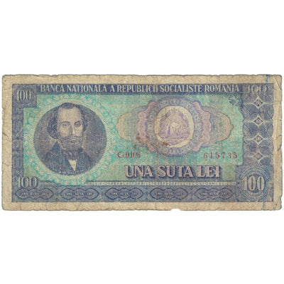 Banknot, 
            
               Rumunia, 
            
               100 Lei