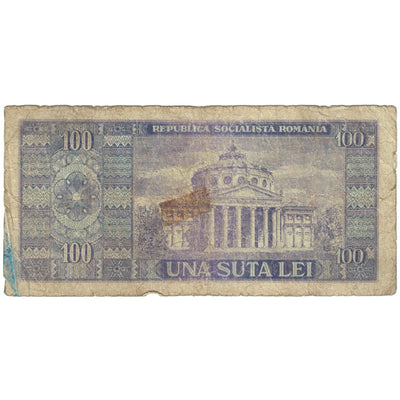 Banknot, 
            
               Rumunia, 
            
               100 Lei