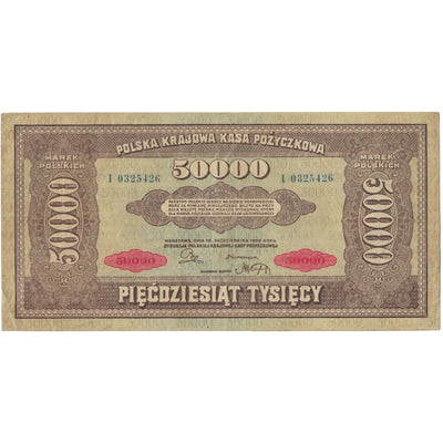 Banknot, 
            
               Polska, 
            
               50