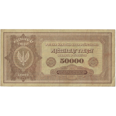 Banknot, 
            
               Polska, 
            
               50