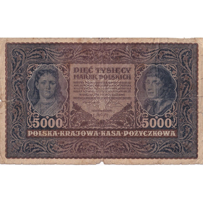 Poland, 
            
               5000 Marek, 
            
               1920