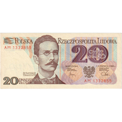 Polska, 
            
               20 Zlotych, 
            
               1982