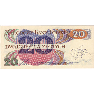 Polska, 
            
               20 Zlotych, 
            
               1982