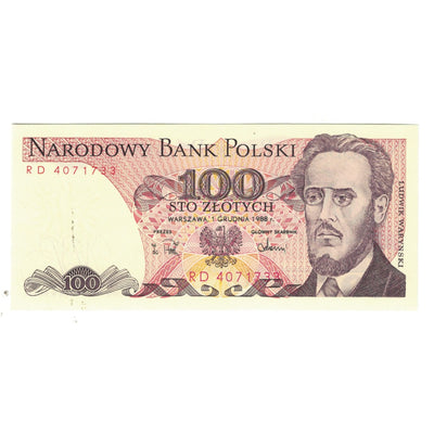 Banknot, 
            
               Polska, 
            
               100 Zlotych