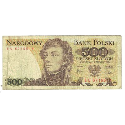 Banknot, 
            
               Polska, 
            
               500 Zlotych