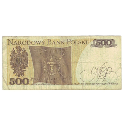 Banknot, 
            
               Polska, 
            
               500 Zlotych