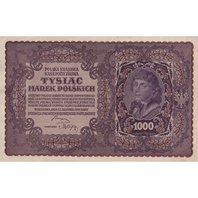 Banknot, 
            
               Polska, 
            
               1000 Marek