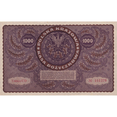 Banknot, 
            
               Polska, 
            
               1000 Marek