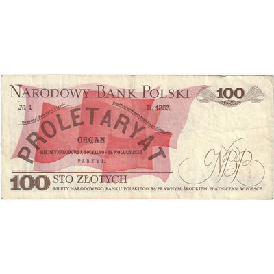 Polska, 
            
               100 Zlotych, 
            
               1988-12-01