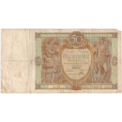 Banknot, 
            
               Polska, 
            
               50 Zlotych