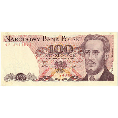 Polska, 
            
               100 Zlotych, 
            
               1986-12-01