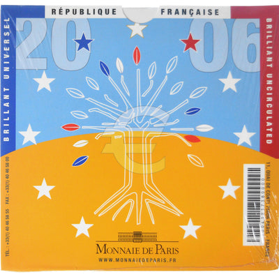 Francja, 
            
               Coffret 1c. à 2€, 
            
               2006