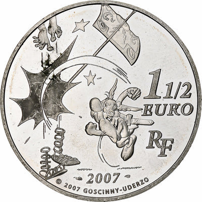 Francja, 
            
               1 1/2 Euro, 
            
               Astérix