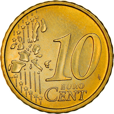 Włochy, 
            
               10 Euro Cent, 
            
               Birth of Venus