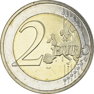 Luksemburg, 
            
               2 Euro, 
            
               50ème anniversaire du service militaire volontaire