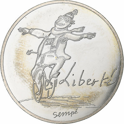 Francja, 
            
               10 Euro, 
            
               Sempé - Hiver - Liberté