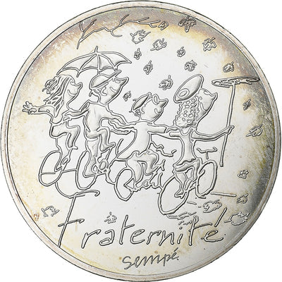 Francja, 
            
               10 Euro, 
            
               Sempé - Automne - Fraternité