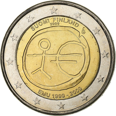 Finlandia, 
            
               2 Euro, 
            
               European Monetary Union