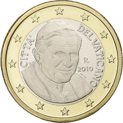 PAŃSTWO WATYKAŃSKIE, 
            
               1 Euro, 
            
               2010