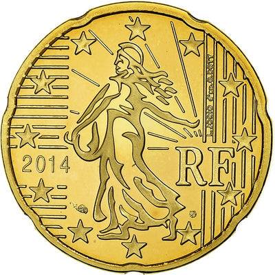 Francja, 
            
               20 Euro Cent, 
            
               2014