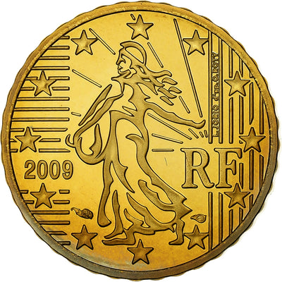 Francja, 
            
               10 Euro Cent, 
            
               2009