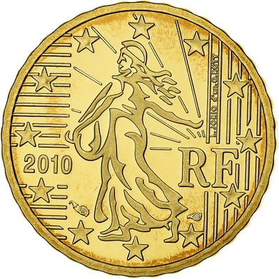 Francja, 
            
               10 Euro Cent, 
            
               2010