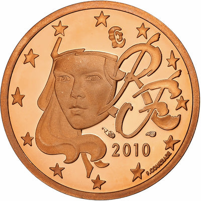 Francja, 
            
               5 Euro Cent, 
            
               2010