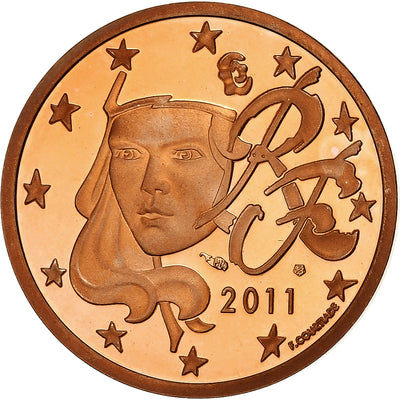 Francja, 
            
               5 Euro Cent, 
            
               2011