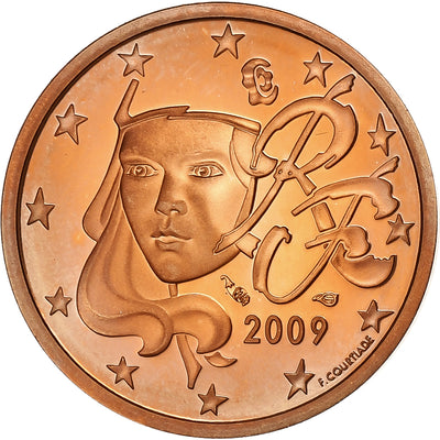 Francja, 
            
               2 Euro Cent, 
            
               2009