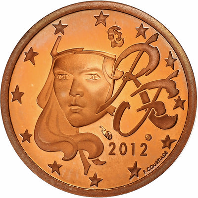 Francja, 
            
               2 Euro Cent, 
            
               2012