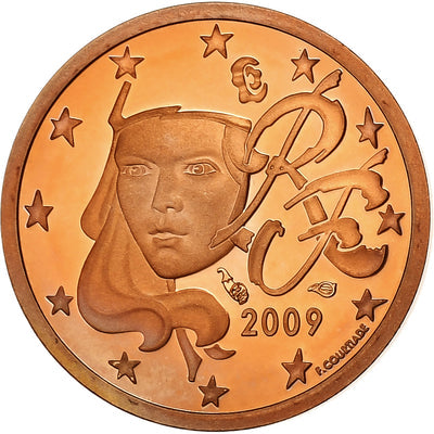 Francja, 
            
               Euro Cent, 
            
               2009