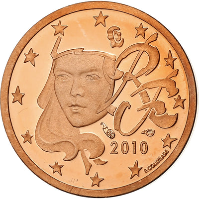 Francja, 
            
               Euro Cent, 
            
               2010