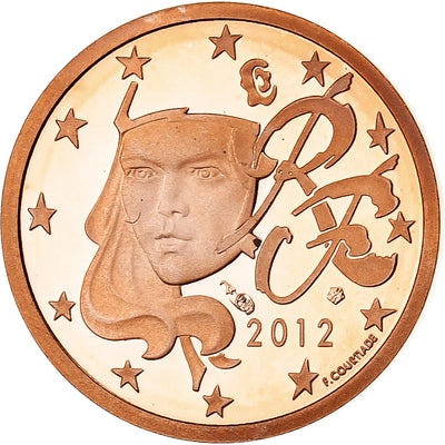 Francja, 
            
               Euro Cent, 
            
               2012