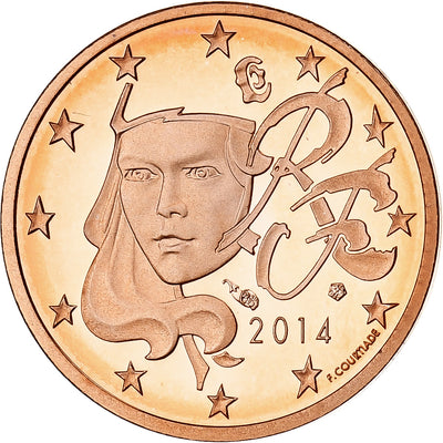 Francja, 
            
               Euro Cent, 
            
               2014