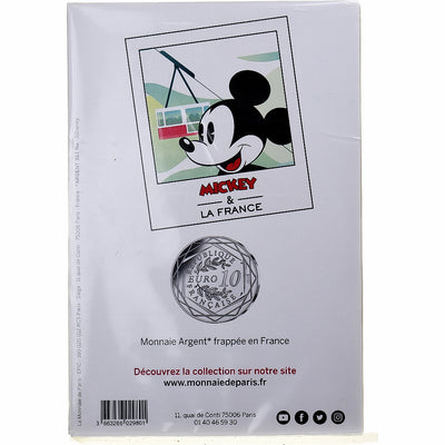 Francja, 
            
               10 Euro, 
            
               Mickey Premier de cordée