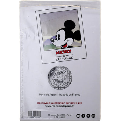 Francja, 
            
               10 Euro, 
            
               Mickey À fond la caisse