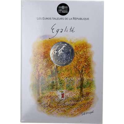 Francja, 
            
               10 Euro, 
            
               Sempé - Automne - Égalité