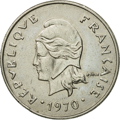 Moneta, 
            
               Polinezja Francuska, 
            
               20 Francs