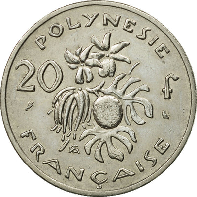 Moneta, 
            
               Polinezja Francuska, 
            
               20 Francs