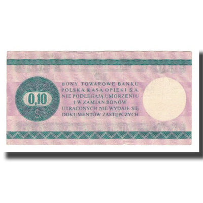 Banknot, 
            
               Polska, 
            
               10 Cents