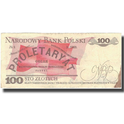 Banknote, 
            
               Poland, 
            
               100 Zlotych