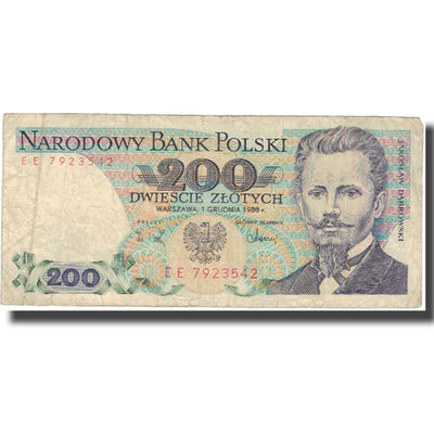 Banknote, 
            
               Poland, 
            
               200 Zlotych