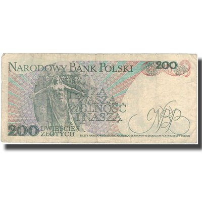 Banknote, 
            
               Poland, 
            
               200 Zlotych