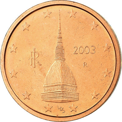 Włochy, 
            
               2 Euro Cent, 
            
               2003