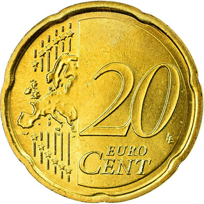 Włochy, 
            
               20 Euro Cent, 
            
               2008