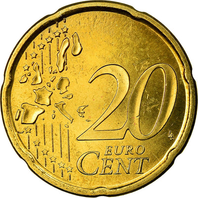 Hiszpania, 
            
               20 Euro Cent, 
            
               2004