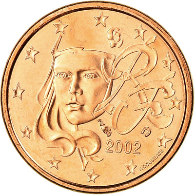 Francja, 
            
               Euro Cent, 
            
               2002