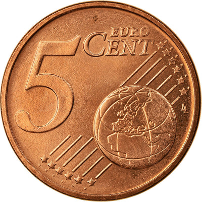 Grecja, 
            
               5 Euro Cent, 
            
               2002