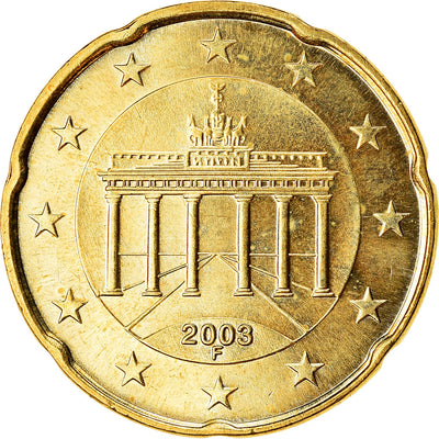 Niemcy - RFN, 
            
               20 Euro Cent, 
            
               2003